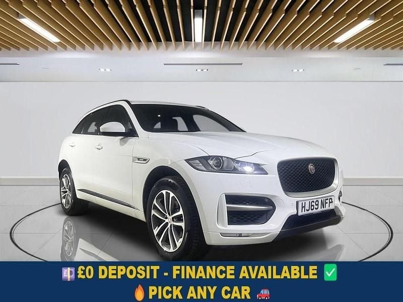 White Used 2020 Jaguar F-Pace R-Sport SUV | £18,999 (Fair price) - Image 1/4