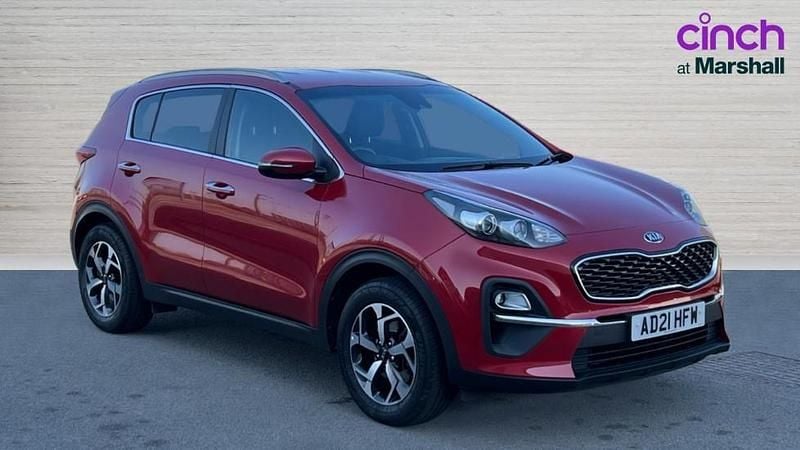 Used Kia Sportage 136 HP (100 kW) 2021 Red SUV