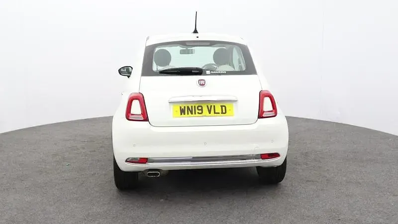 Used Fiat 500 Lounge 69 HP (50 kW) 2019 White Hatchback