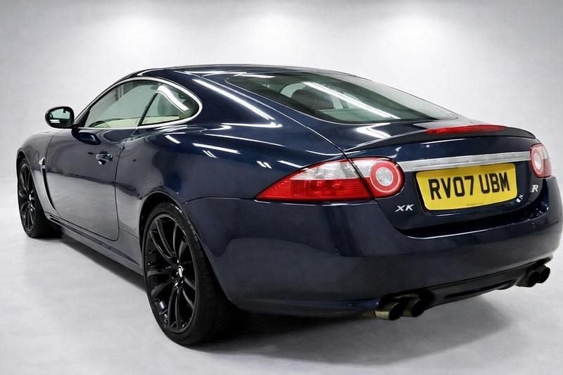 Used Jaguar XKR Supercharged 420 HP (308 kW) 2007 Blue Coupe