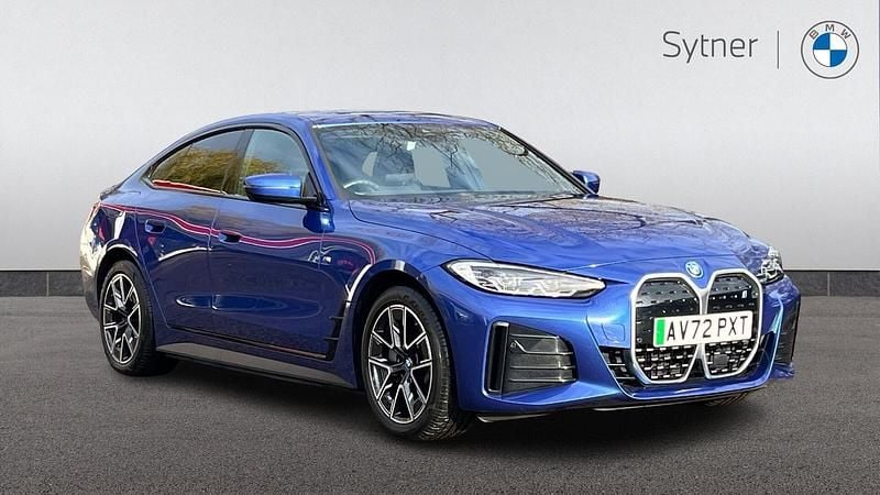 Used BMW i4 M Sport 246 kW (335 HP) 2022 Blue Sedan