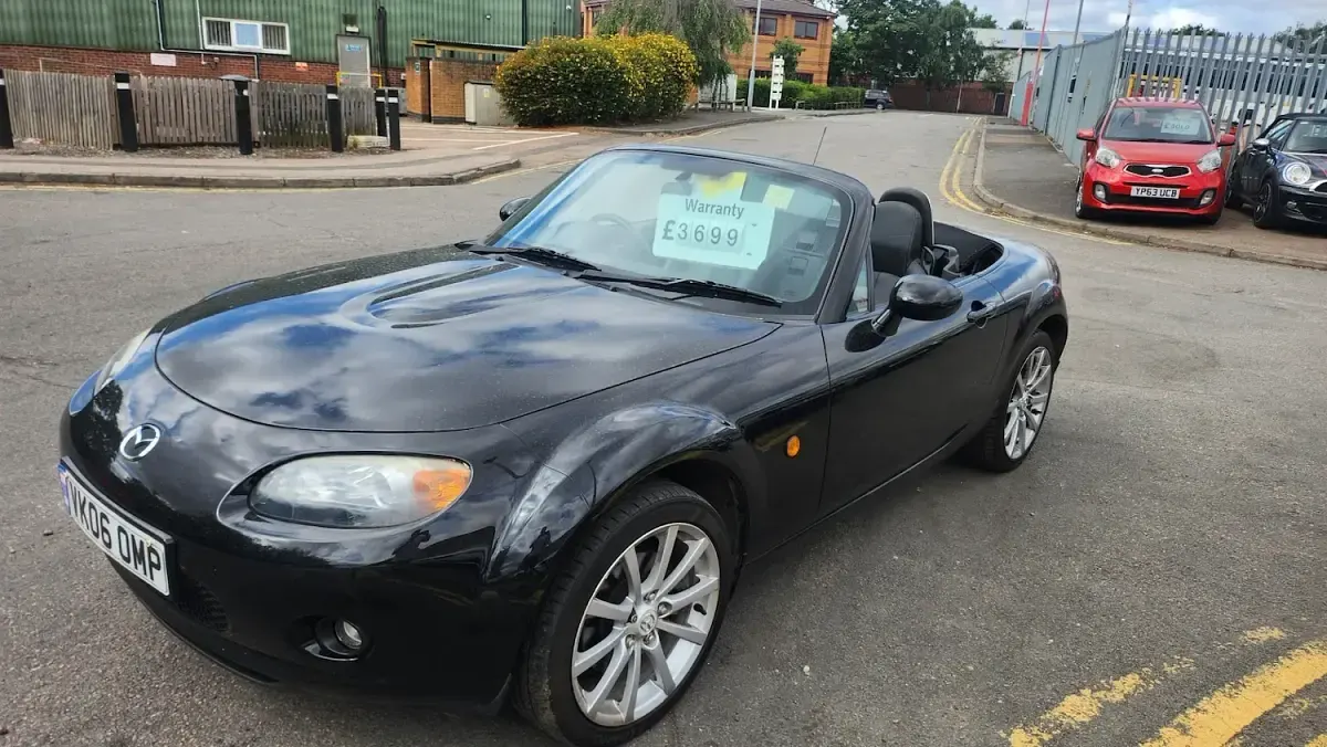 Used Mazda MX5 Inclusive 160 HP (117 kW) 2006 Black Cabriolet