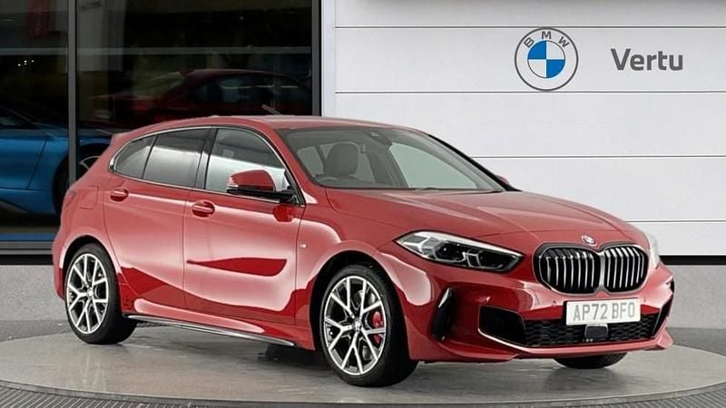 Red Used 2022 BMW 128 M Sport Hatchback | £27,365 (Fair price) - Image 1/4