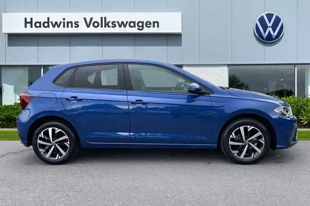 Used VW Polo Match 95 HP (69 kW) 2026 Blue Hatchback