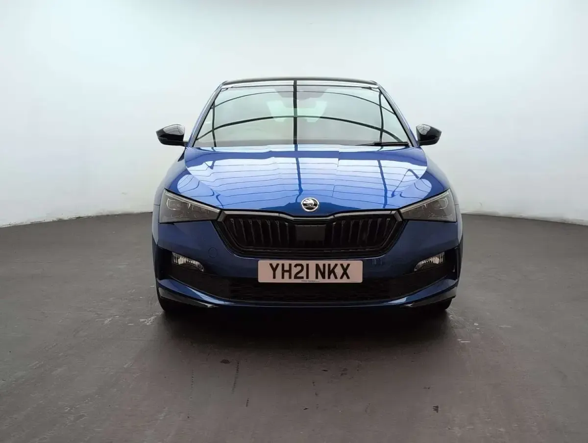 Used Skoda Scala Monte Carlo 85 HP (62 kW) 2021 Blue Hatchback
