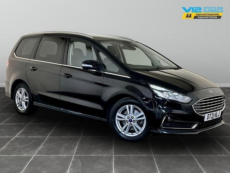 Black Used 2021 Ford Galaxy Titanium MPV | £12,495 (Good price) - Image 1/2