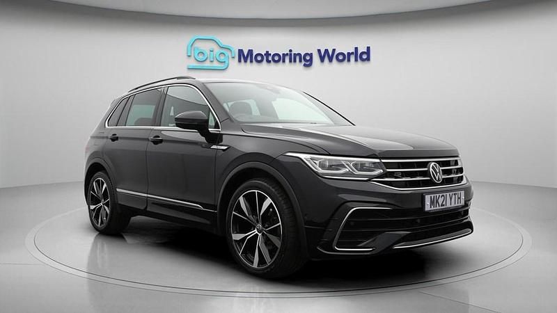 Used VW Tiguan R-line 150 HP (110 kW) 2021 Black SUV