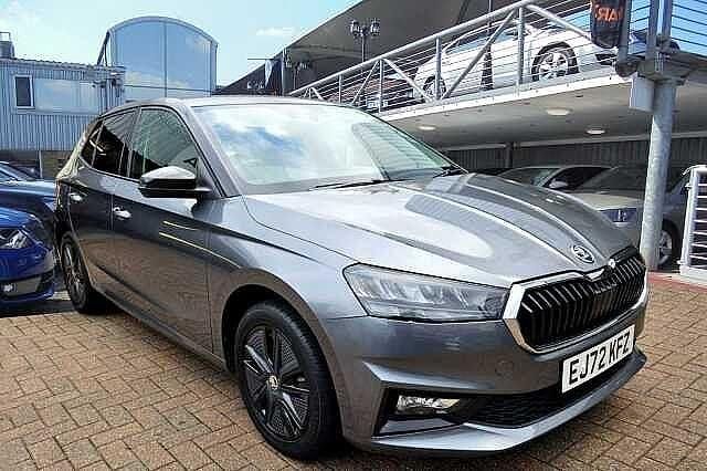 Graphite grey metallic black magic pearl effect Used 2022 Skoda Fabia Colour Edition Hatchback | £12,980 (Fair price) - Image 1/4