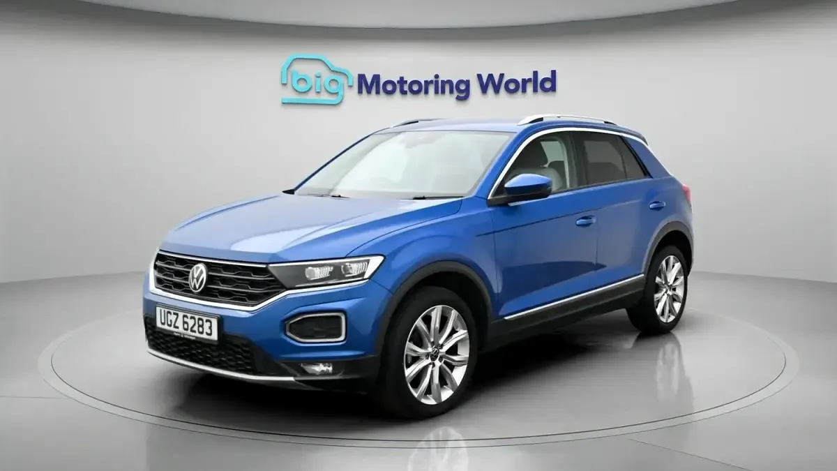 Used VW T-Roc SEL 150 HP (110 kW) 2021 Blue SUV