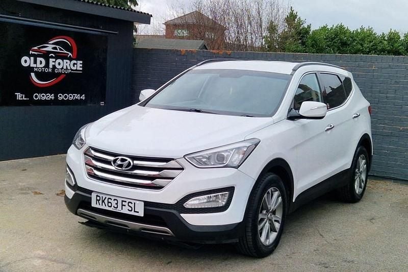 Used Hyundai Santa Fe Premium 194 HP (142 kW) 2013 White SUV