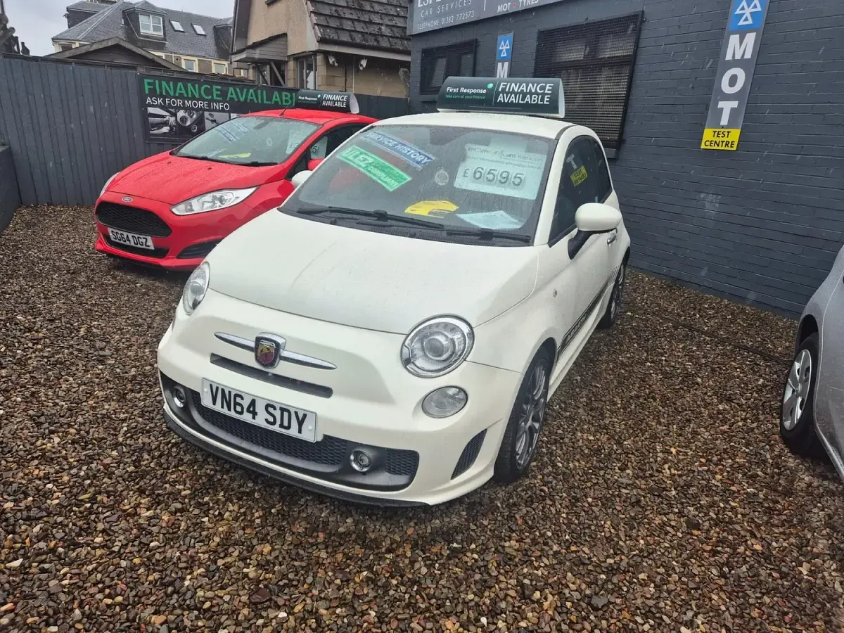 Used Abarth 595 Turismo 160 HP (117 kW) 2014 White Hatchback