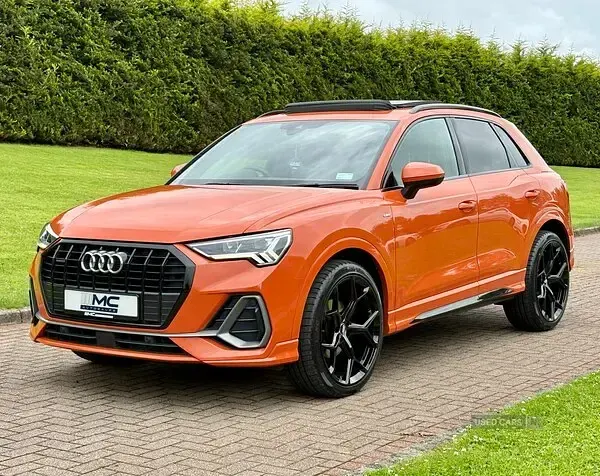 Used Audi Q3 S-Line 150 HP (110 kW) 2019 Orange SUV