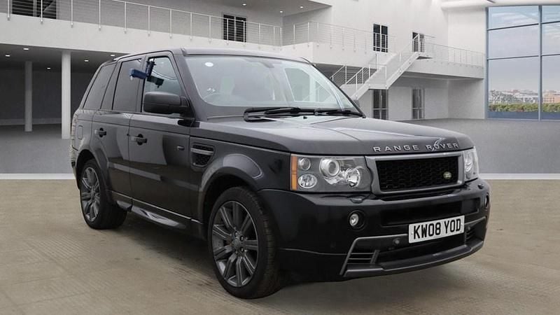 Black Used 2008 Land Rover Range Rover Sport SUV | £3,495 (Good price) - Image 1/4
