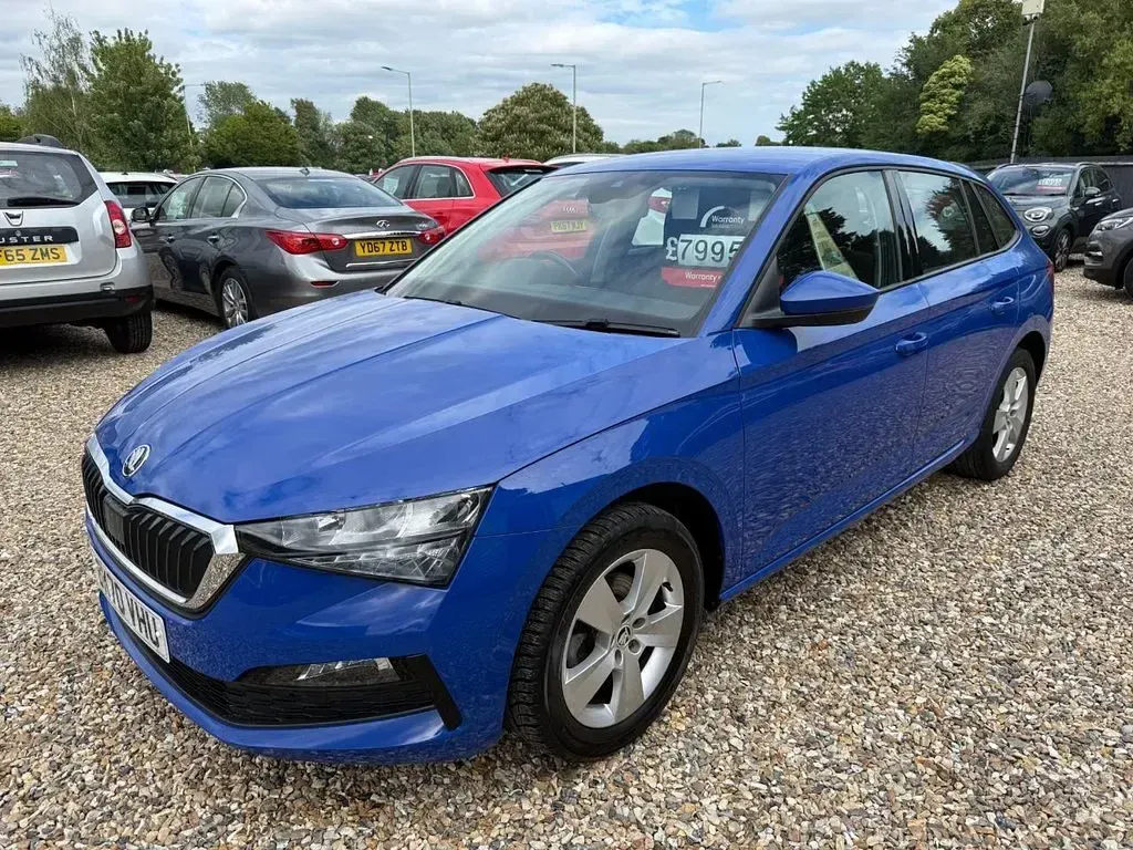Used Skoda Scala SE 115 HP (84 kW) 2020 Blue Hatchback