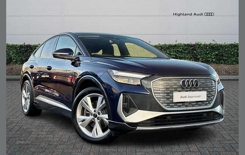 Used Audi Q4 Sportback e-tron S-Line 150 kW (204 HP) 2023 Blue SUV