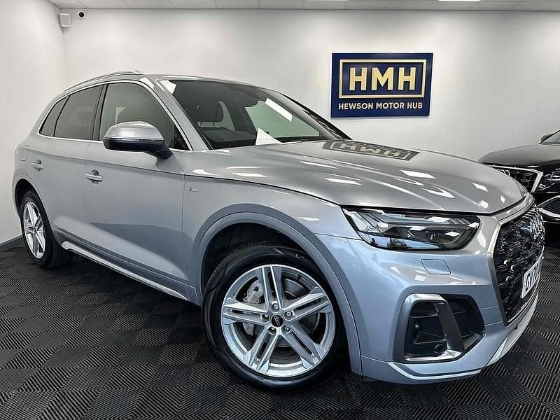 Silver Used 2021 Audi Q5 S-Line SUV | £24,750 (Fair price) - Image 1/3
