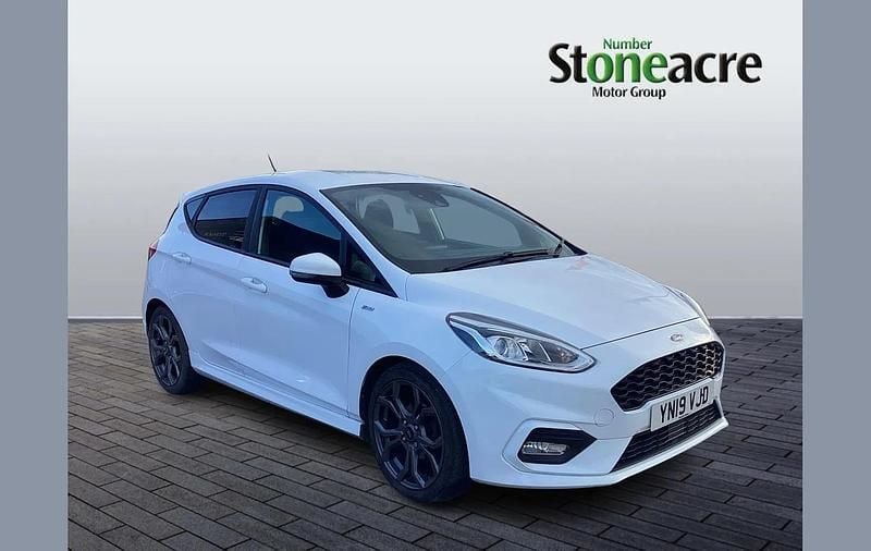 Used Ford Fiesta ST-Line 125 HP (91 kW) 2019 White Hatchback