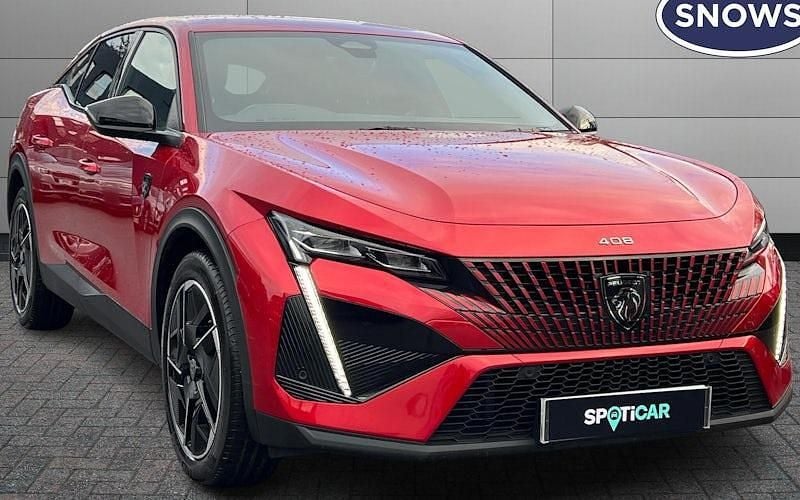 Red Used 2024 Peugeot 408 GTi Hatchback | £19,982 (Fair price) - Image 1/4