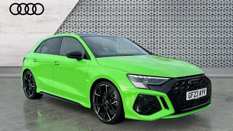 Green Used 2023 Audi RS3 Comfort Sedan | £50,990 (Fair price) - Image 1/4