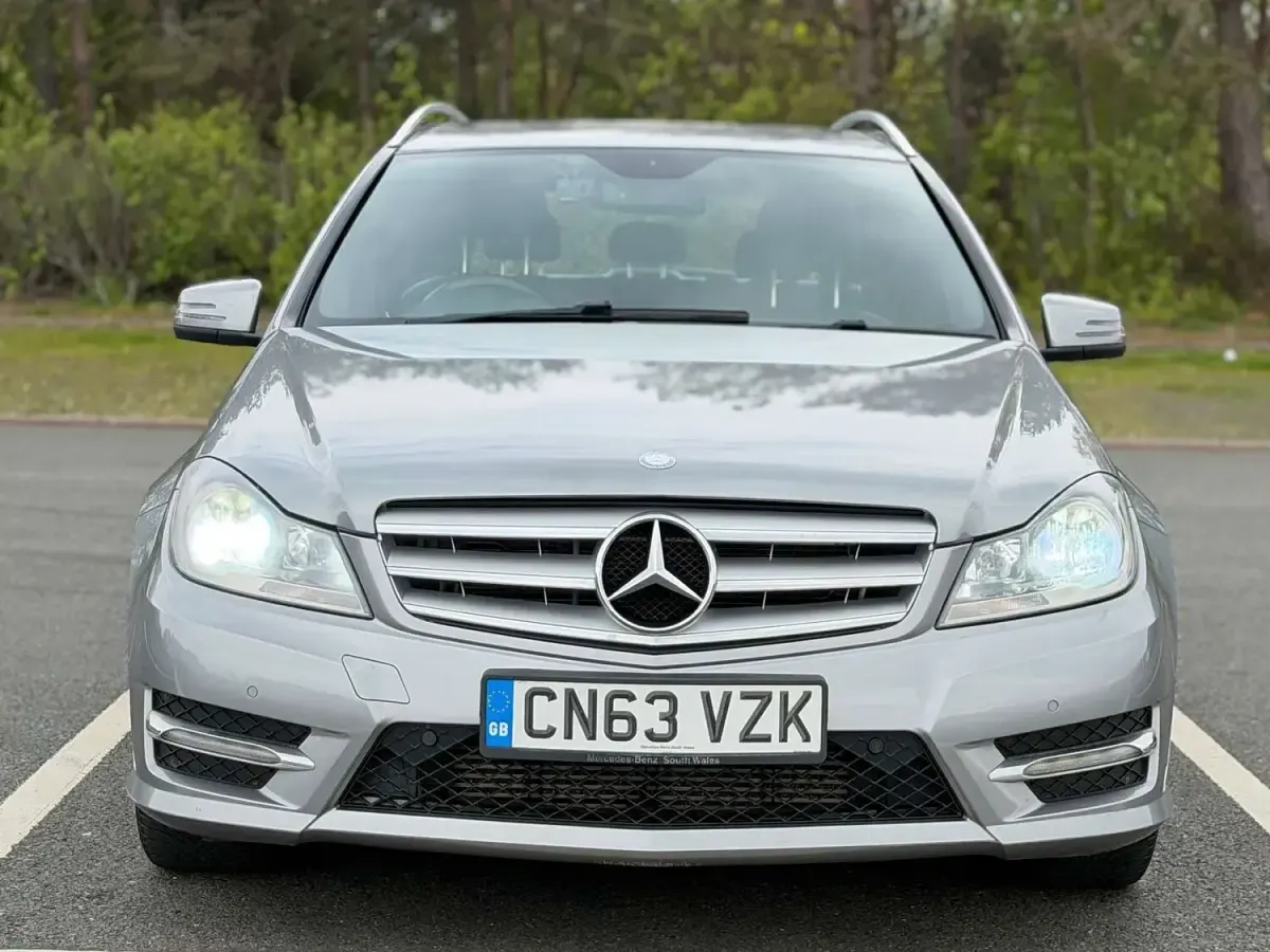 Used Mercedes C220 AMG 170 HP (125 kW) 2013 Silver Estate