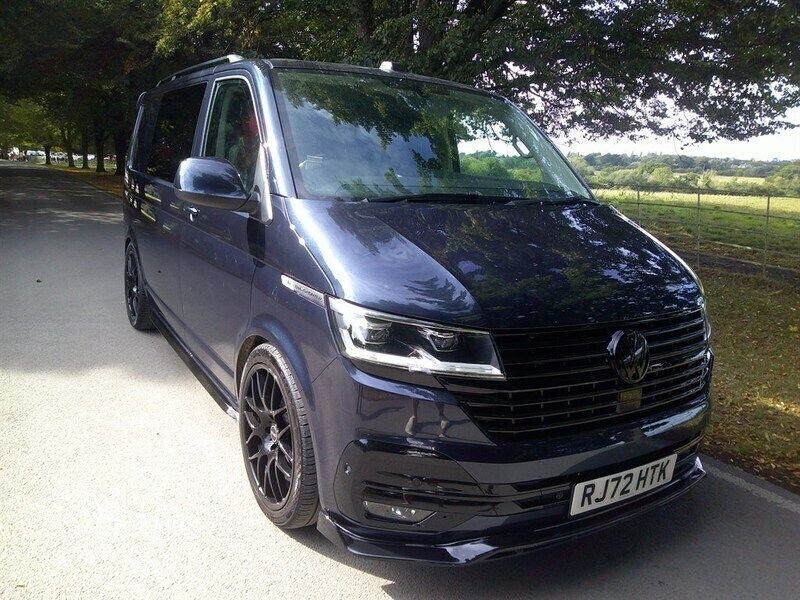 Blue Used 2022 VW T6.1 Highline Van | £38,490 (Fair price) - Image 1/4