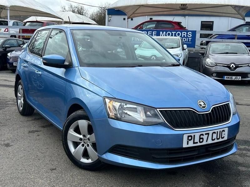 Used Skoda Fabia SE 110 HP (80 kW) 2018 Blue Hatchback