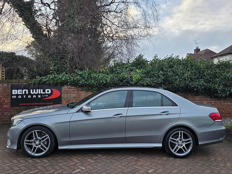 Used Mercedes E350 AMG Line Premium 2014 Silver Sedan