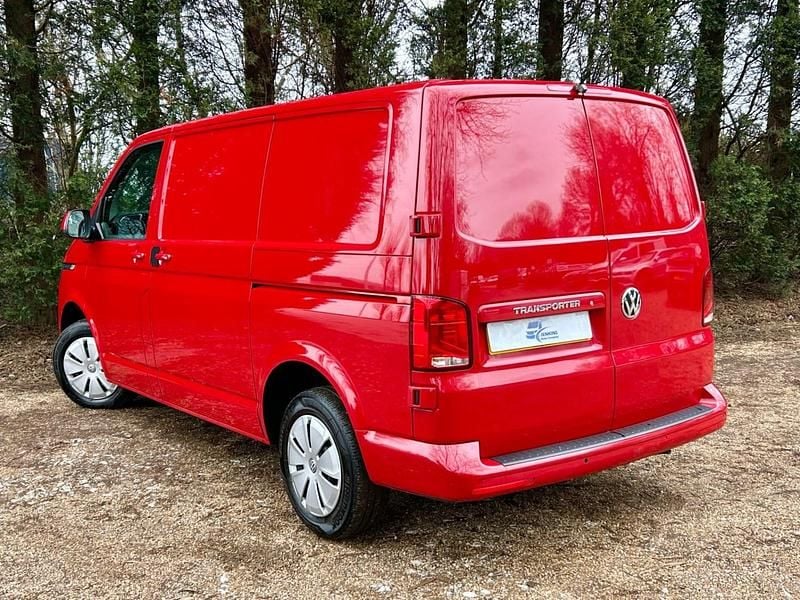 Used VW T6.1 Startline 150 HP (110 kW) 2021 Red Van