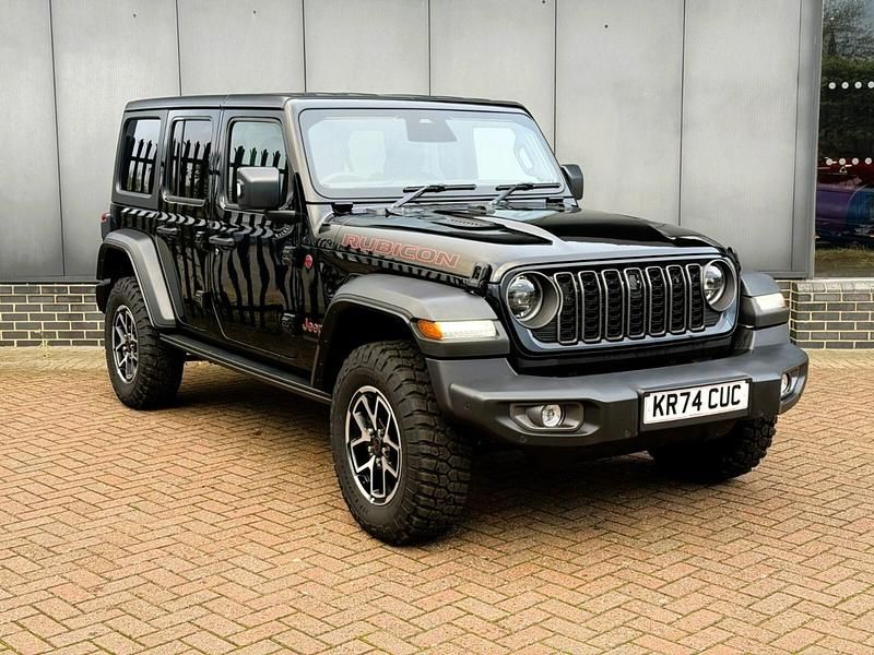 Black Used 2024 Jeep Wrangler Rubicon SUV | £54,998 (Fair price) - Image 1/4