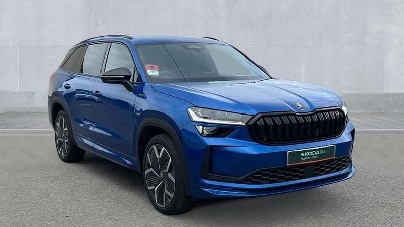 Blue Used 2024 Skoda Kodiaq SportLine SUV | £36,390 (Fair price) - Image 1/4