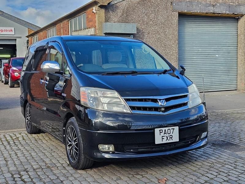 Used Toyota Alphard 159 HP (116 kW) 2007 Black MPV