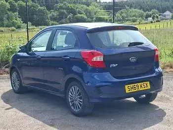 Used Ford Ka Plus Zetec 85 HP (62 kW) 2019 Blue Hatchback