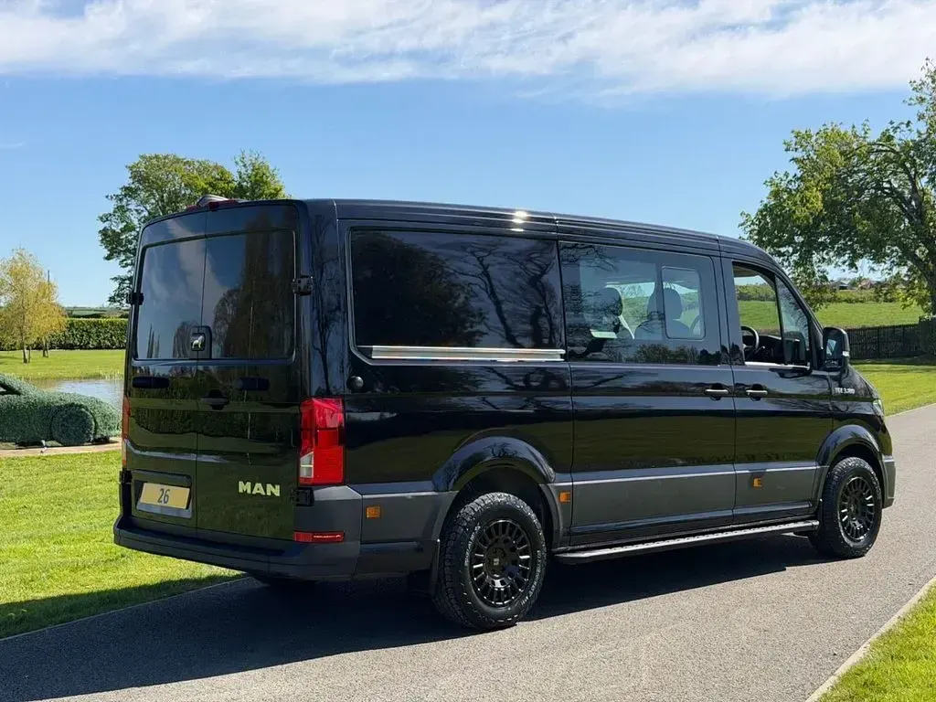 New MAN TGE 2026 Black Van