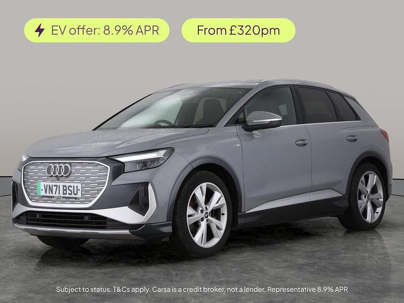 Grey Used 2021 Audi Q4 e-tron S-Line SUV | £19,065 (Good price) - Image 1/2