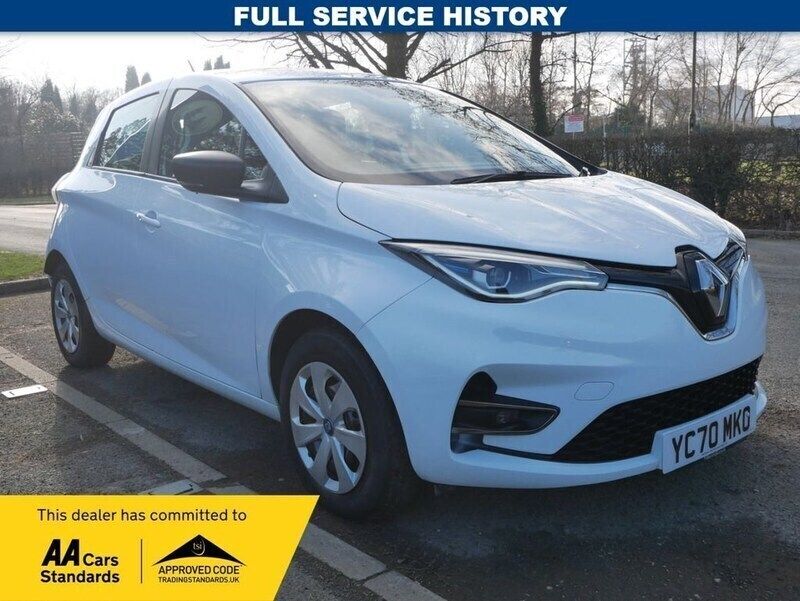 White Used 2020 Renault Zoe Play Hatchback | £8,457 (Fair price) - Image 1/4