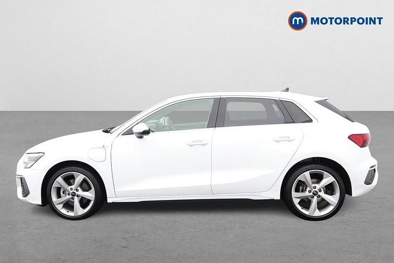 Used Audi A3 e-tron S-Line 2023 White Hatchback