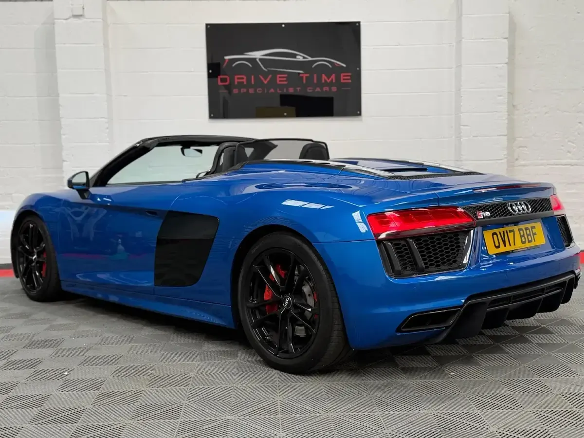 Used Audi R8 Spyder Comfort 2017 Blue Cabriolet