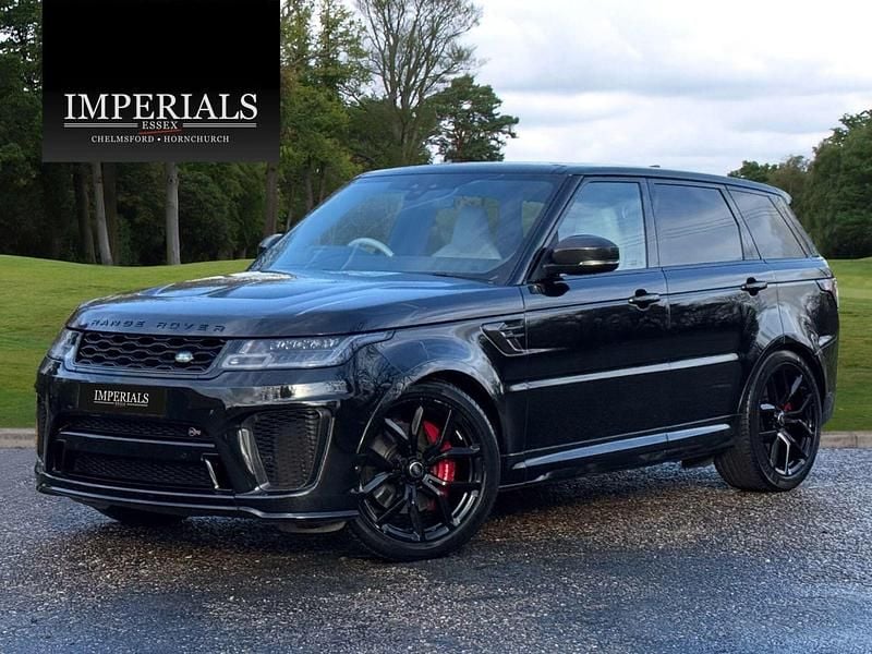 Black Used 2020 Land Rover Range Rover Sport SVR SUV | £47,948 (Good price) - Image 1/4