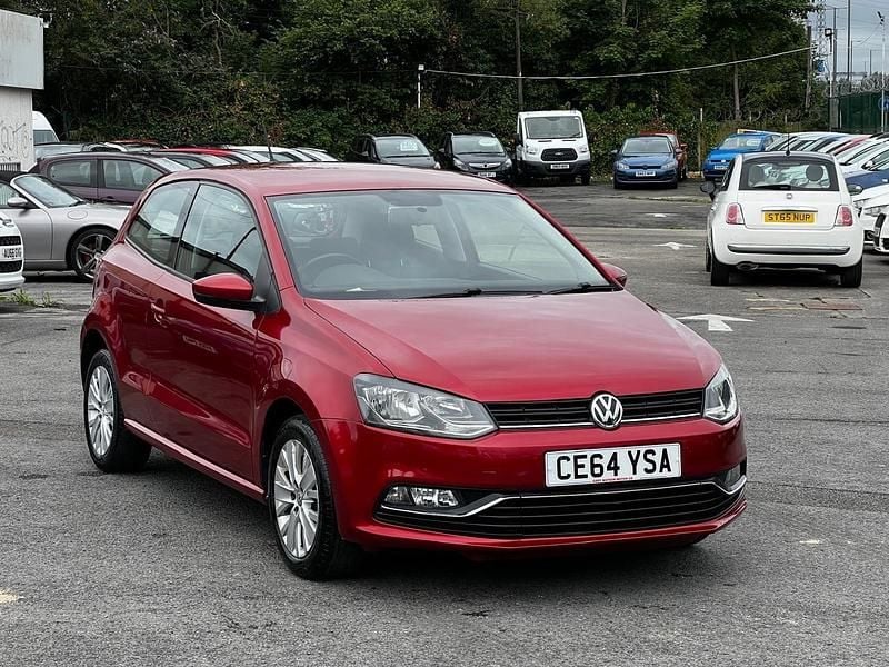 Red Used 2014 VW Polo SE Hatchback | £3,695 (Fair price) - Image 1/4