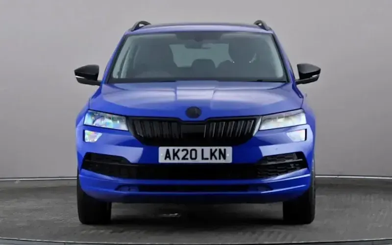 Used Skoda Karoq SE Technology 116 HP (85 kW) 2020 Blue SUV