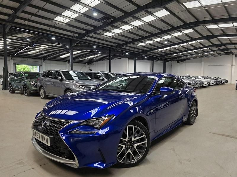 Used Lexus RC300h Sport Line 2017 Blue Coupe