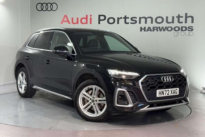 Black Used 2022 Audi Q5 S-Line SUV | £31,390 (Fair price) - Image 1/4