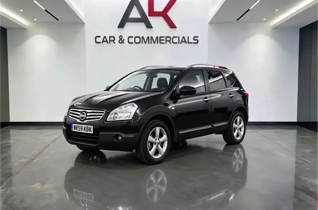 Used Nissan Qashqai +2 N-TEC 102 HP (75 kW) 2009 Black SUV