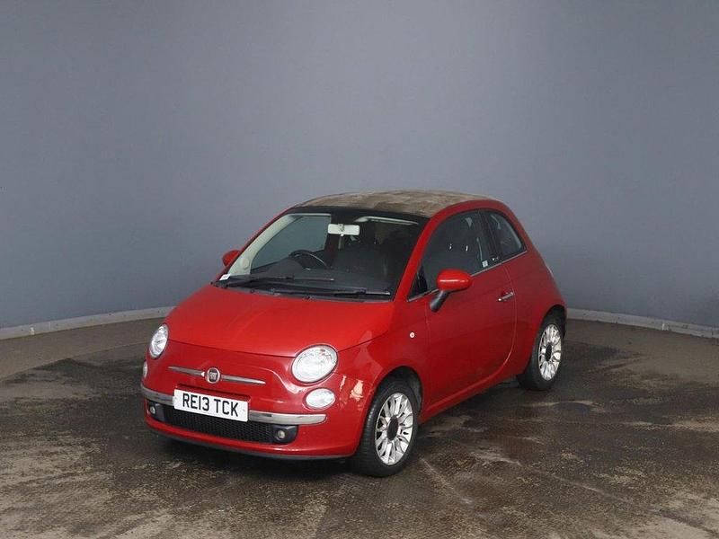 Used Fiat 500C Lounge 69 HP (50 kW) 2013 Red Cabriolet