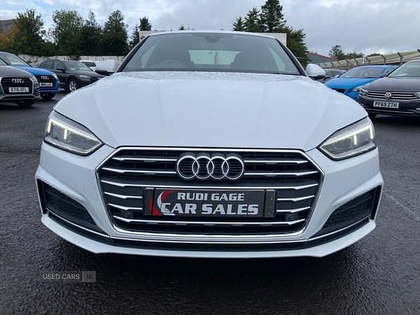 Used Audi A5 S-Line 190 HP (139 kW) 2017 White Coupe