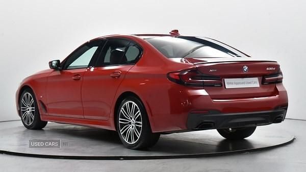 Used BMW 530 M Sport 282 HP (207 kW) 2022 Red Sedan