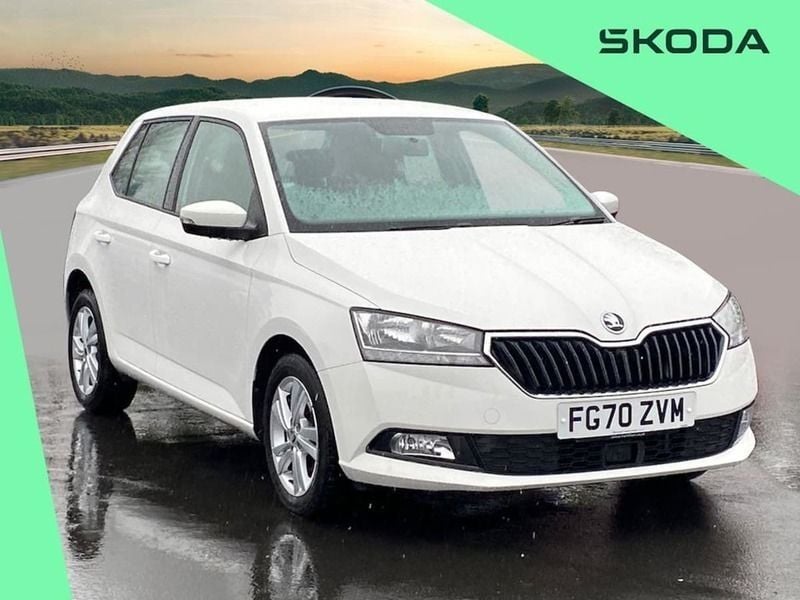 White Used 2020 Skoda Fabia SE Hatchback | £9,990 (Fair price) - Image 1/4