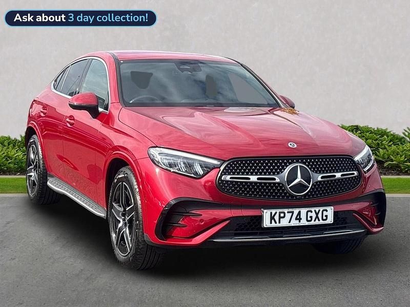 Red Used 2024 Mercedes GLC300 AMG line Coupe | £49,400 - Image 1/4