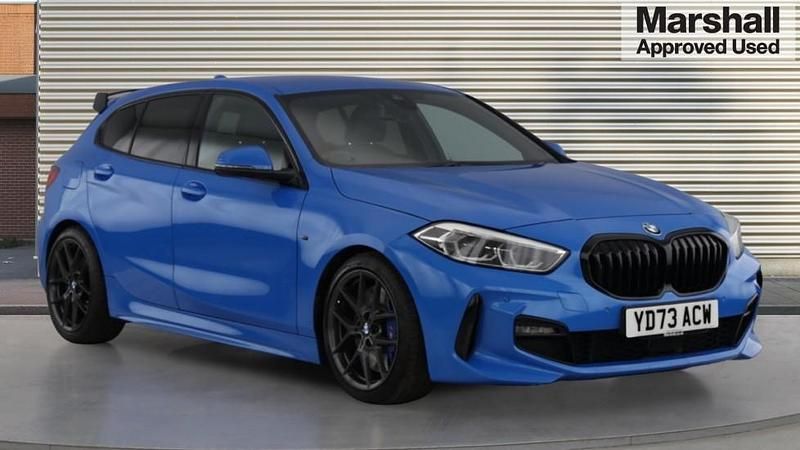 Used BMW 118 M Sport 136 HP (100 kW) 2024 Blue Hatchback