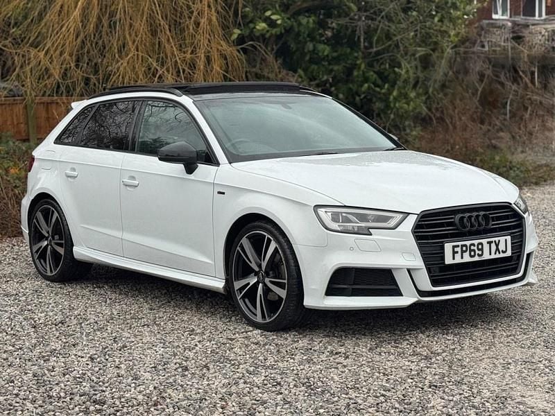 Used Audi A3 Sportback Black Edition 2020 White Hatchback